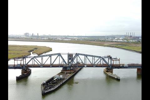 Amtrak's Portal Bridge swing span is 110 years old and increasingly vulnerable to failures. (Photo: Governor's Office/Tim Larsen)
